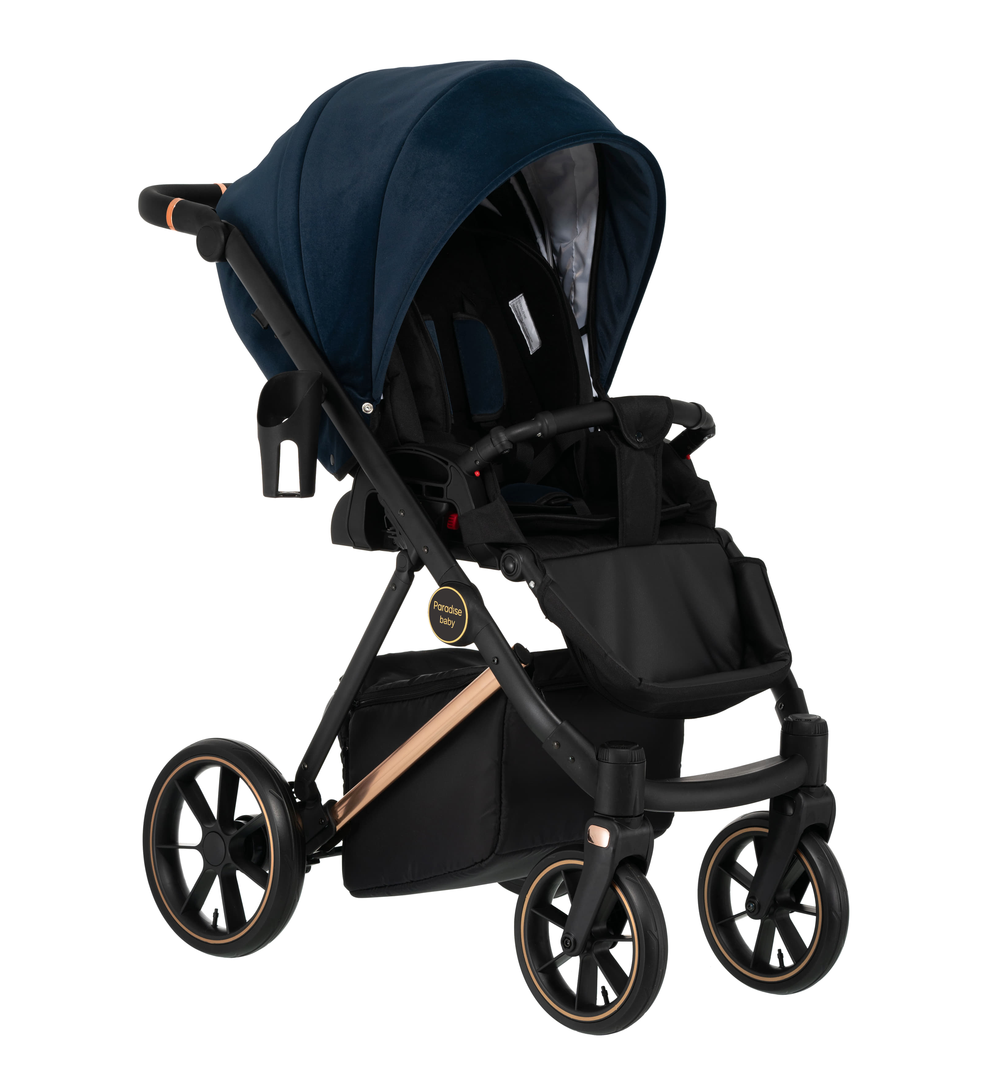  Kombinovaný kočárek Paradise Baby VR - navy 02