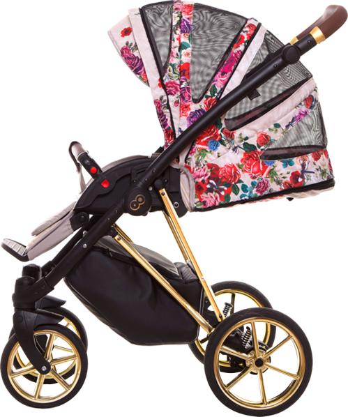 Kombinovaný kočárek Musse Light Rose 2v1