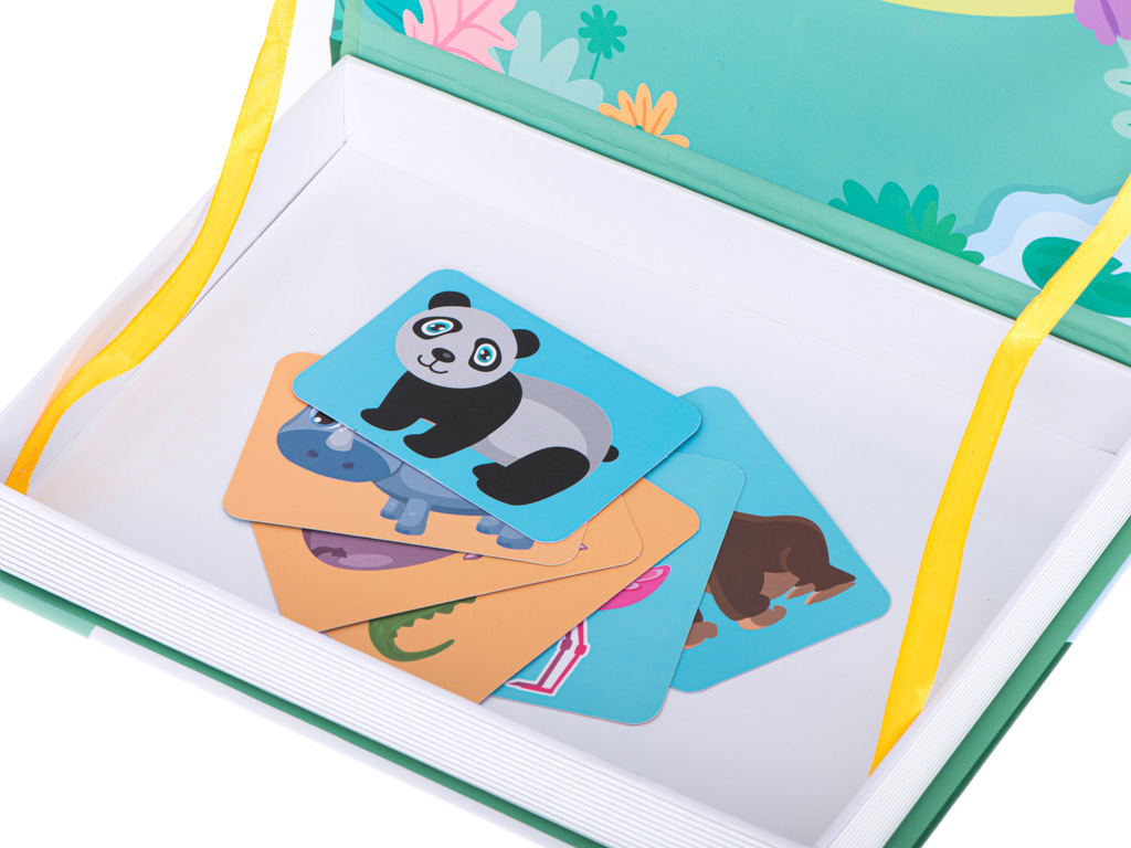 Magnetická skládačka pohádková SAFARI ZVÍŘÁTKA