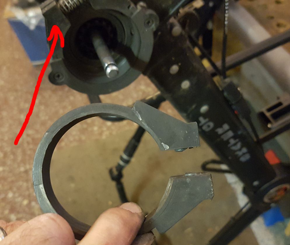 ND_brzdné obložení do ruční brzdy pro kočárek HARTAN Skater GT - pakny