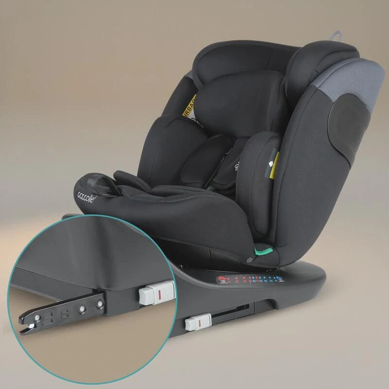 Autosedačka Coccolle Atira i-Size 40-150 cm (0-36 kg), 360° otočná, Diamond Black