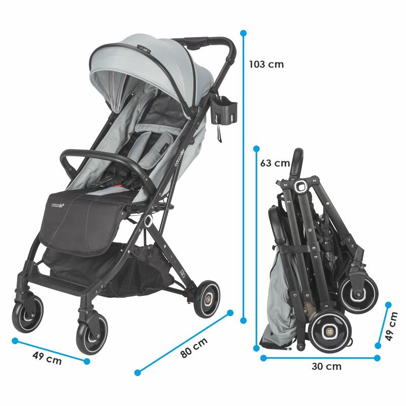 Sportovní kočárek Coccolle Alla Grey stone