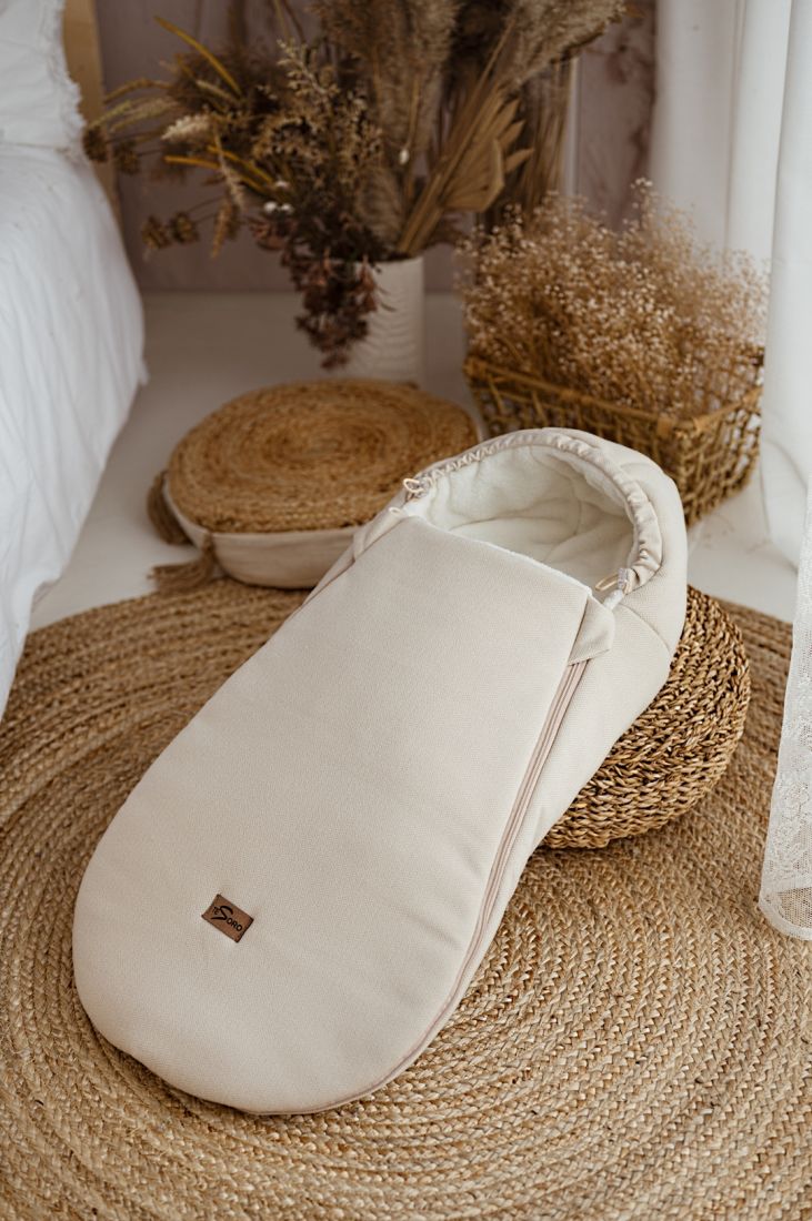 Luxusní fusak Cashmere beige