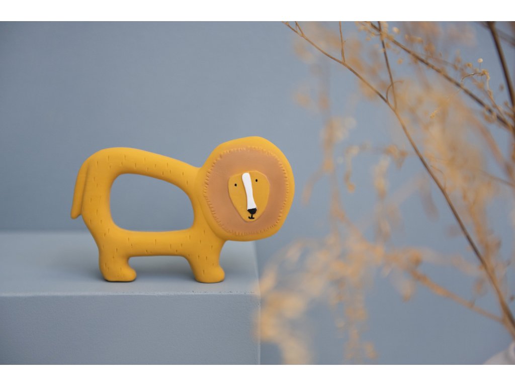 Kousátko ze 100% přírodního kaučuku Mr. Lion - lev 