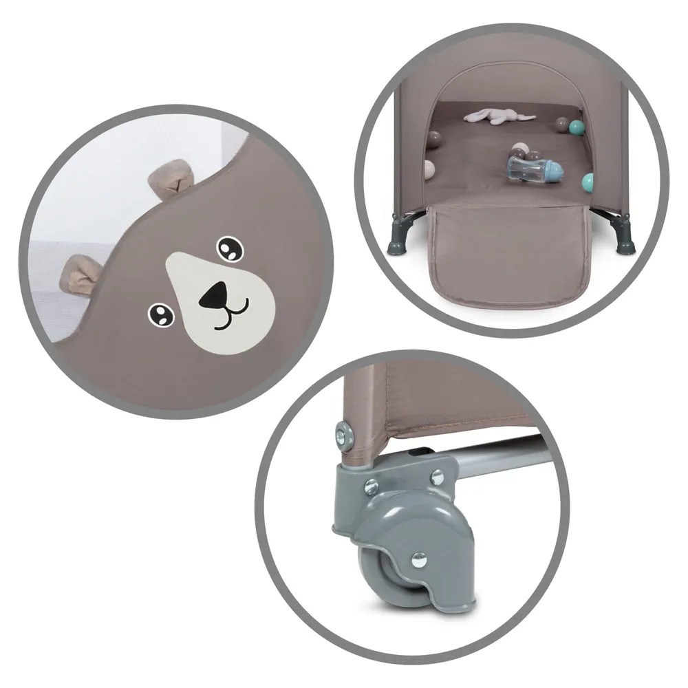 Cestovní postýlka KIDWELL BLISSY BASIK beige