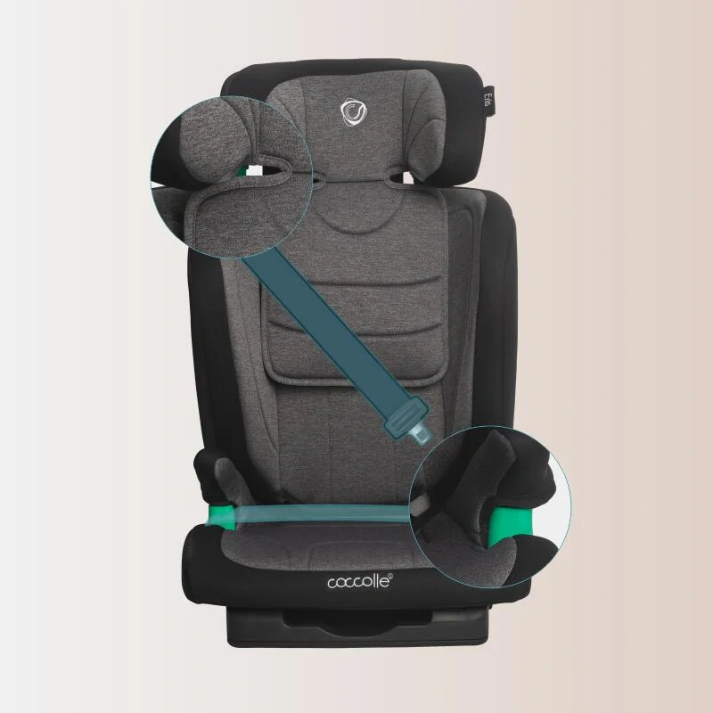 Autosedačka s isofixem, i-Size 100-150 cm Coccolle Eris Greystone
