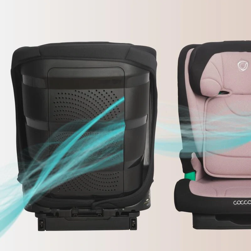 Autosedačka s isofixem, i-Size 100-150 cm Coccolle Eris Dessert rose