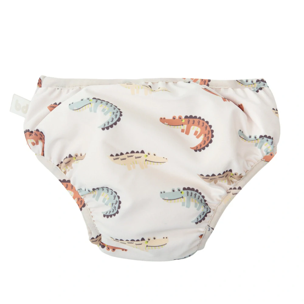 Sada kojenecké plavky + čepice s UPF50+ BIMBI CAIMAN 3-9m