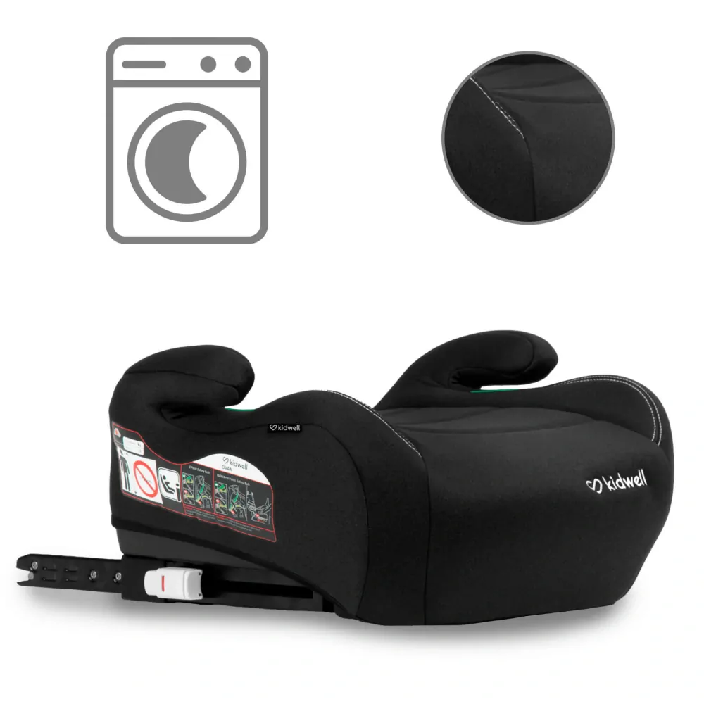 PODSEDÁK S I-SIZE KIDWELL OVAN BLACK s isofixem