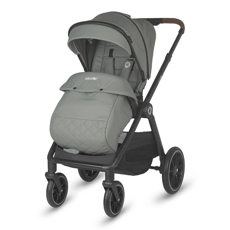 Kočárek Coccolle ASPEN 2v1 travel system moss green + autosedačka 0-13kg KNOX
