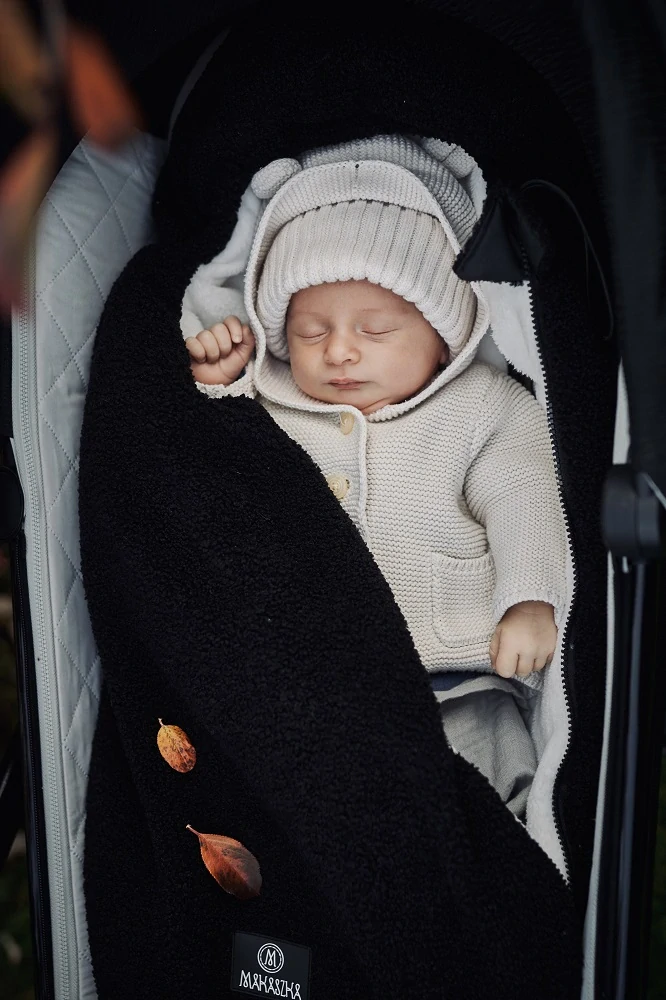 Zimní fusak Teddy Bear black