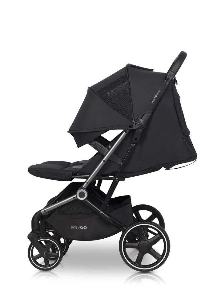 Kočárek sourozenecký EasyGo Echo Ebony Black