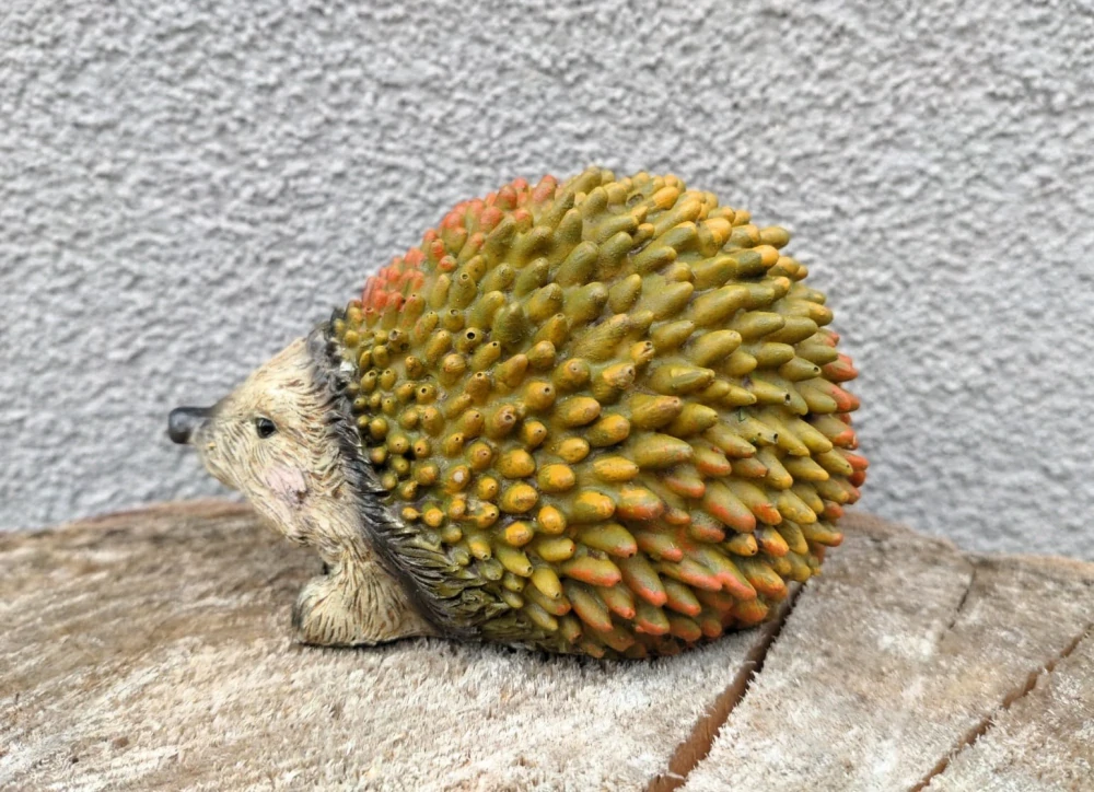 Ježek oranžovozelený malý 2 druhy 9x7cm polyston