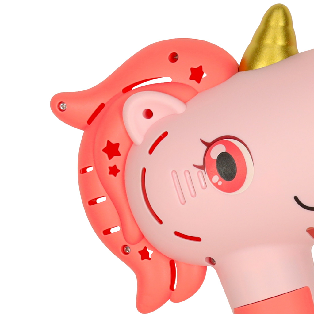 BUBLIFUK JEDNOROŽEC STROJ NA MÝDLOVÉ BUBLINY SVÍTÍCÍ 