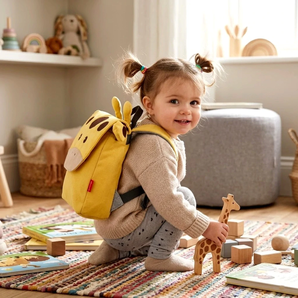 Dětský malý batůžek Qplay Kindy Giraffe