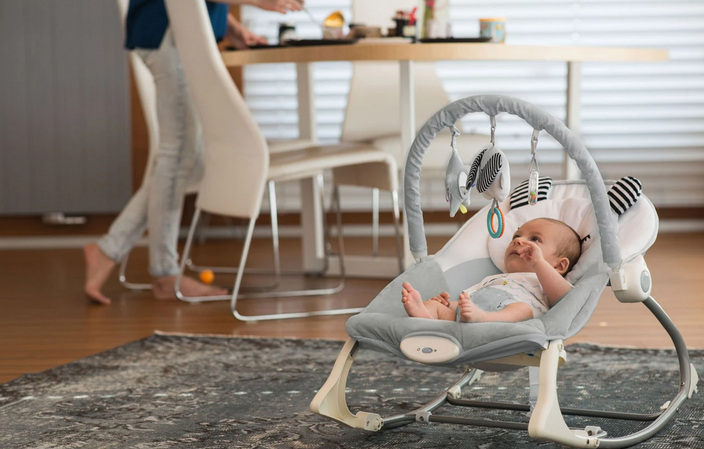 Lehátko/ houpátko Nukido s vibracemi mint