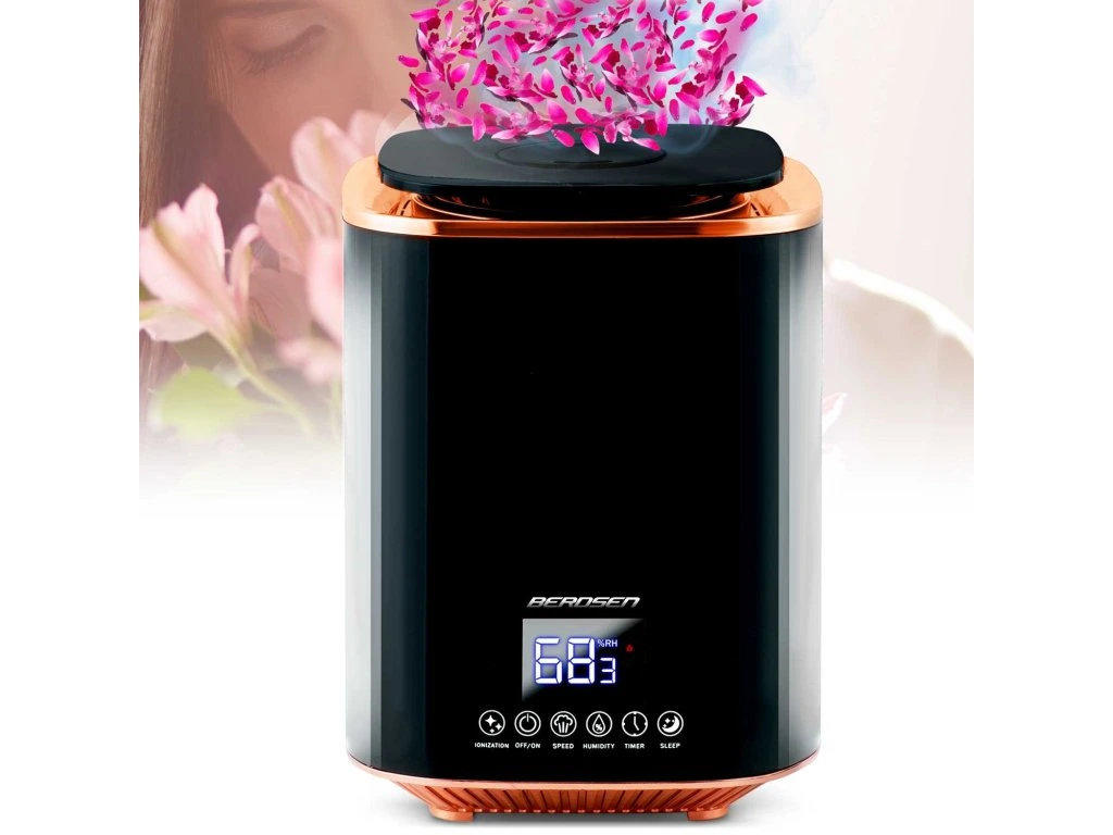 Ultrazvukový zvlhčovač vzduchu Berdsen Premium s ionizátorem a aroma difuzérem