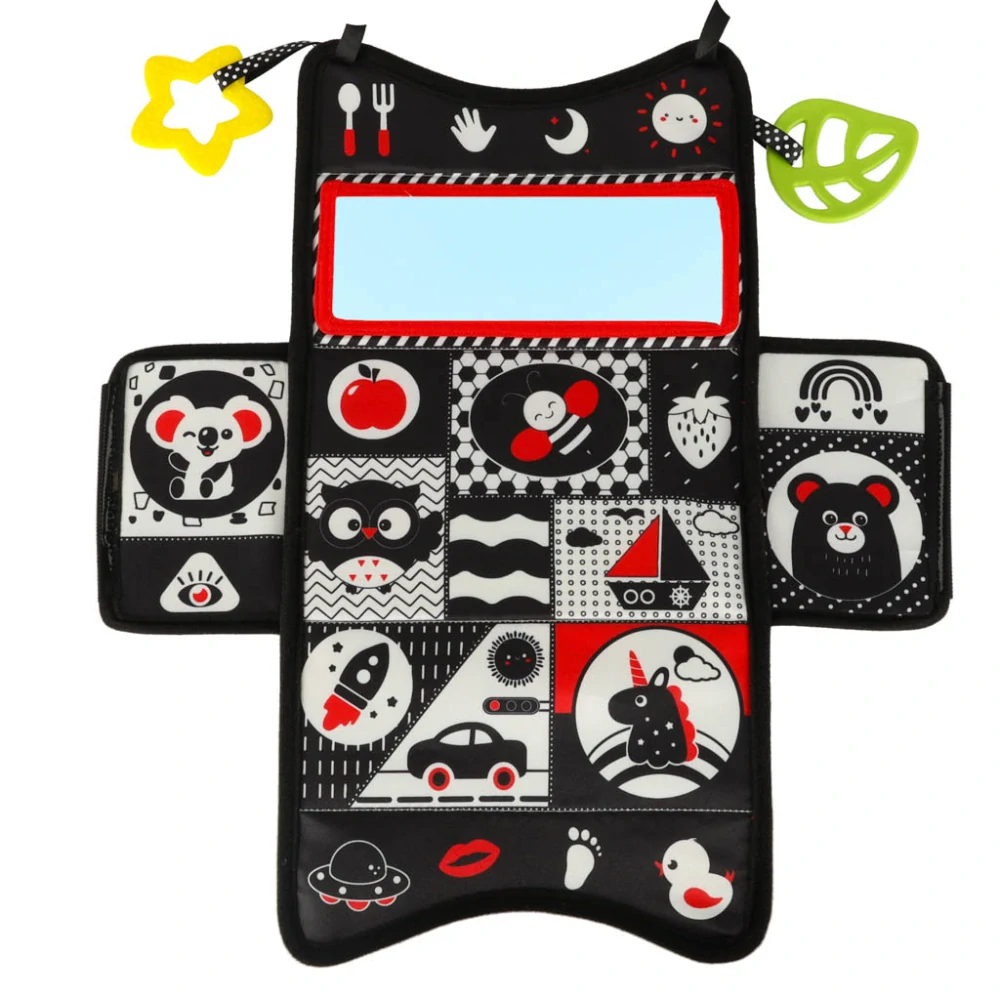 Třídicí box s kapesníky senzorická podložka Montessori 2v1