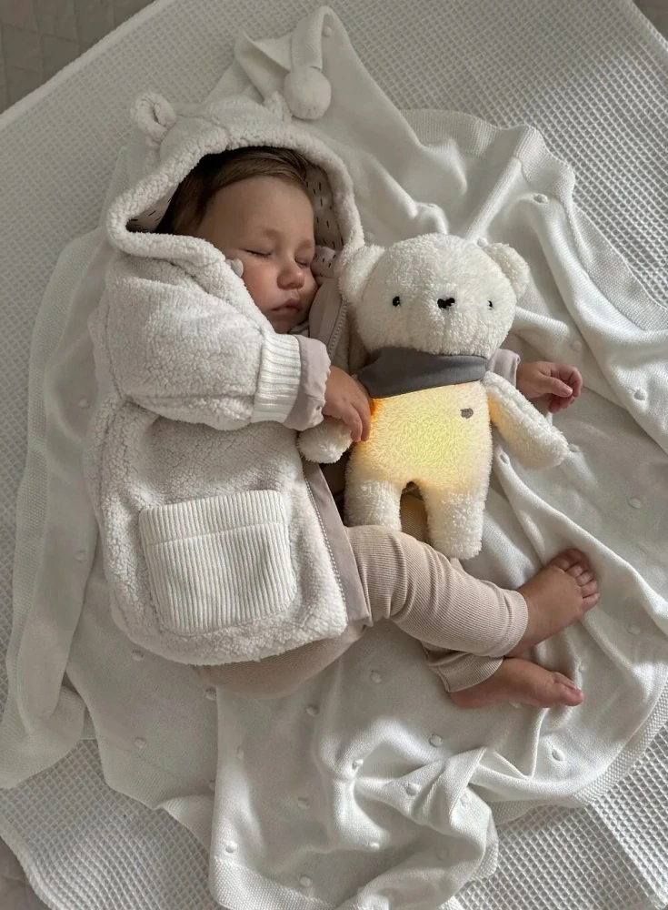 MyHummy Bunny rouge 5 v 1 s lampičkou