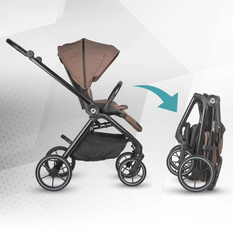 Kočárek Coccolle Serry 2v1 travel system Light Taupe