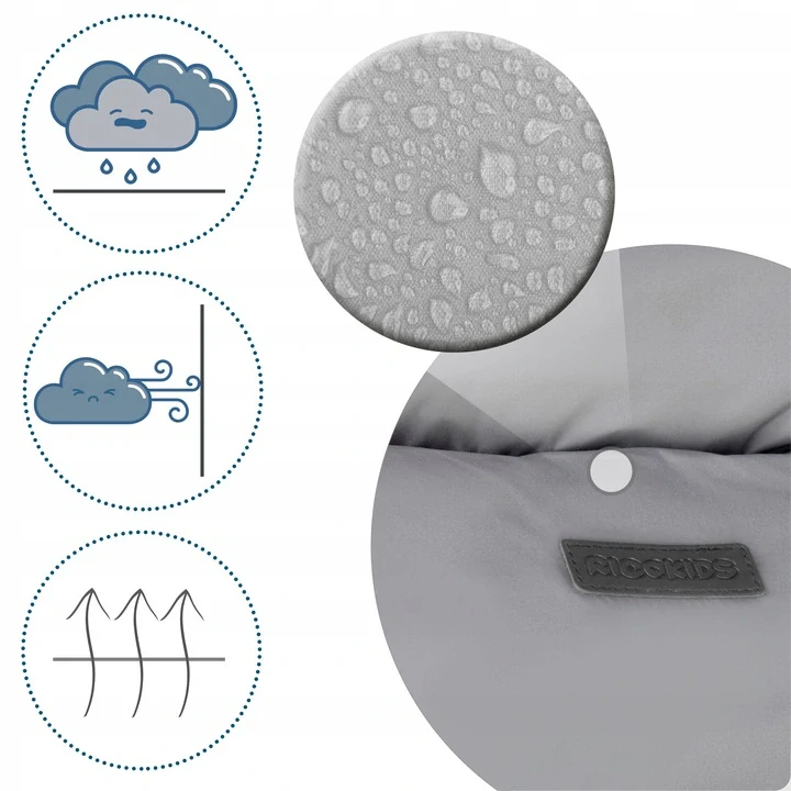 Zimní fusak ELMI světle šedý