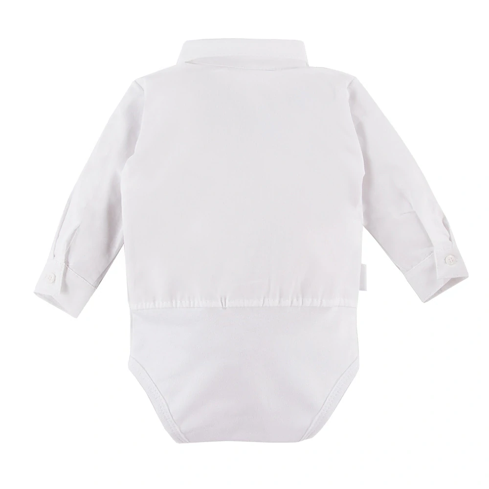 Chlapecké košilové body s límečkem CEREMONY bílé vel.62