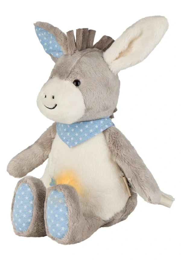Plyšový Oslík Emmi Boy 26cm s nočním světýlkem a melodií
