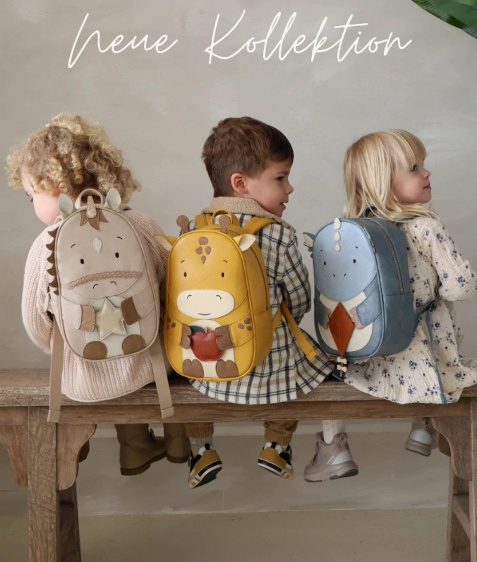 NEW Dětský batůžek z eco kůže Jednorožec Elina - Big EINHORN ELINA