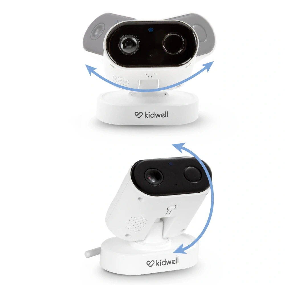 Elektronická chůvička WILLI Kidwell s kamerou a HD displejem | Noční vidění, VOX a dosah 300 m