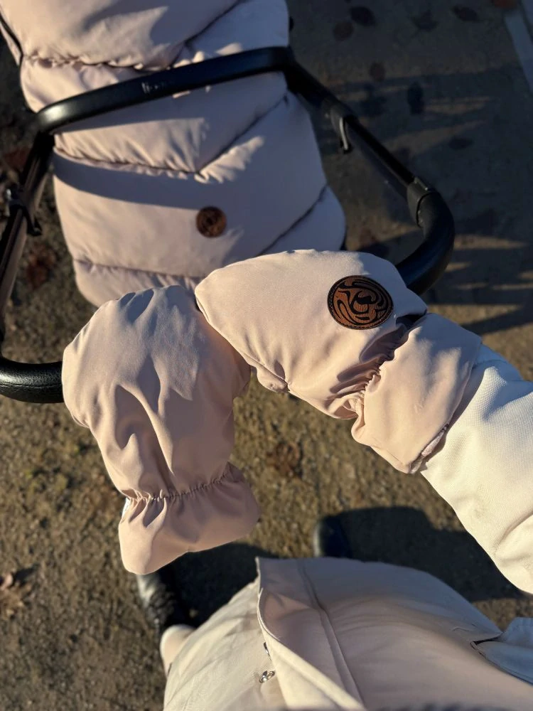 Zimní Nepromokavé Rukavice na kočárek – Everest  Černá/Woodland