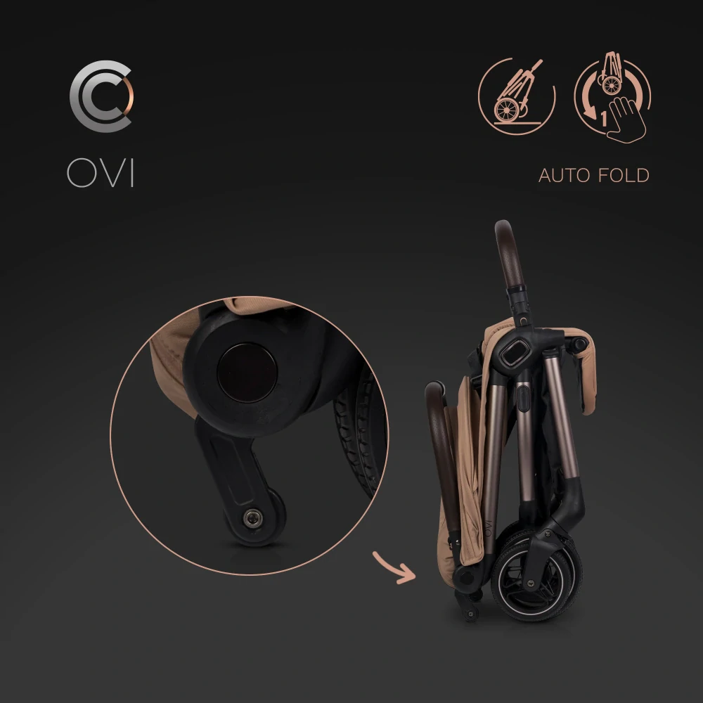 Cestovní kočárek CAVOE OVI Mocca