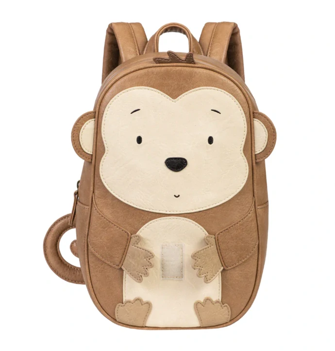Dětský batůžek z eco kůže OPIČKA - Affe Momo