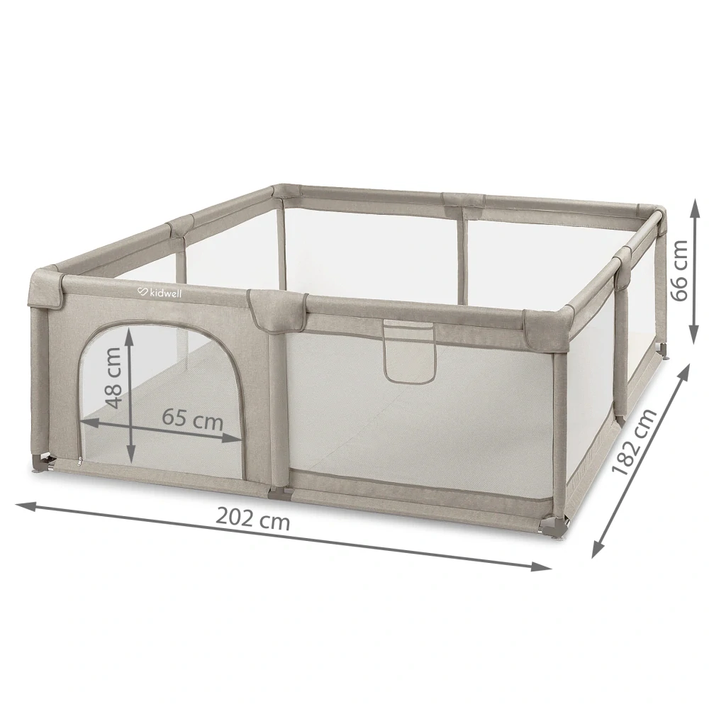 Cestovní ohrádka 180x200cm Kidwell Franco béžová