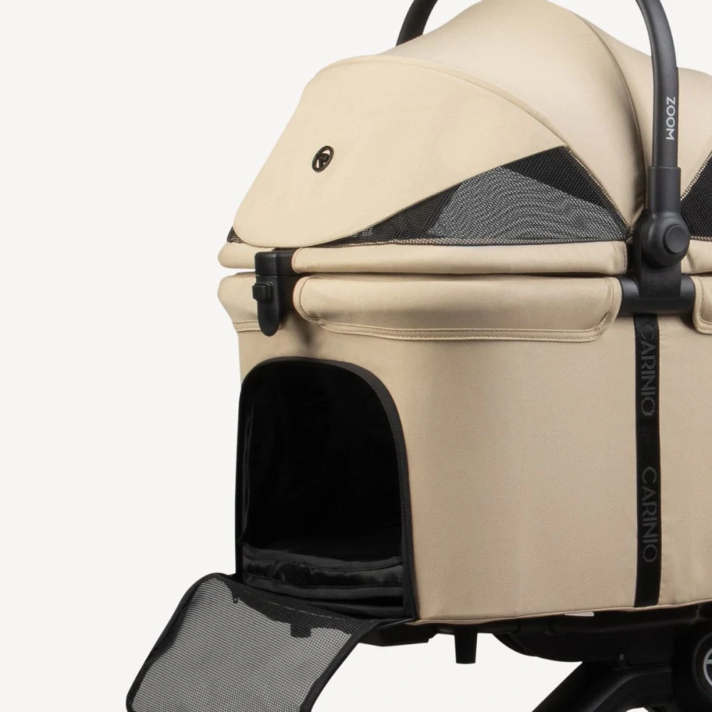 Luxusní kočárek Carinio Zoom Pet S AUTOM/ZOOMEM