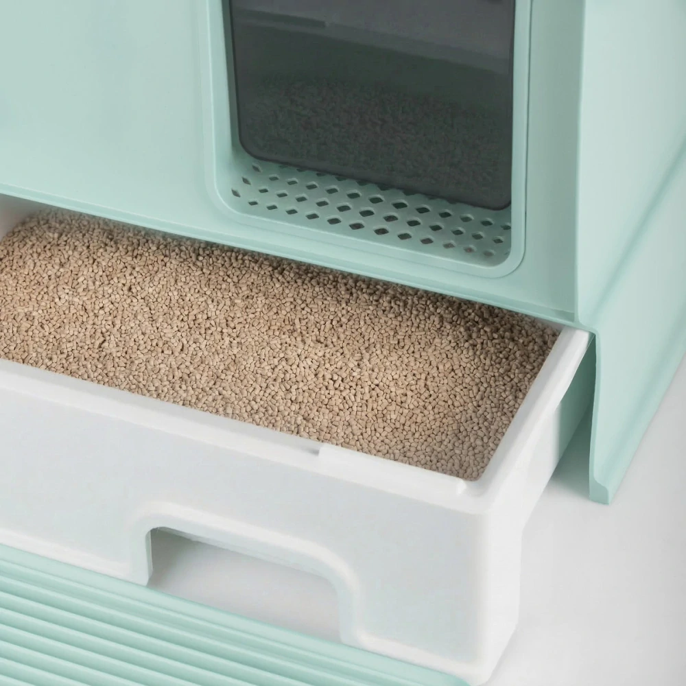 Carinio House Tiffany modrá toaleta pro domácí mazlíčky