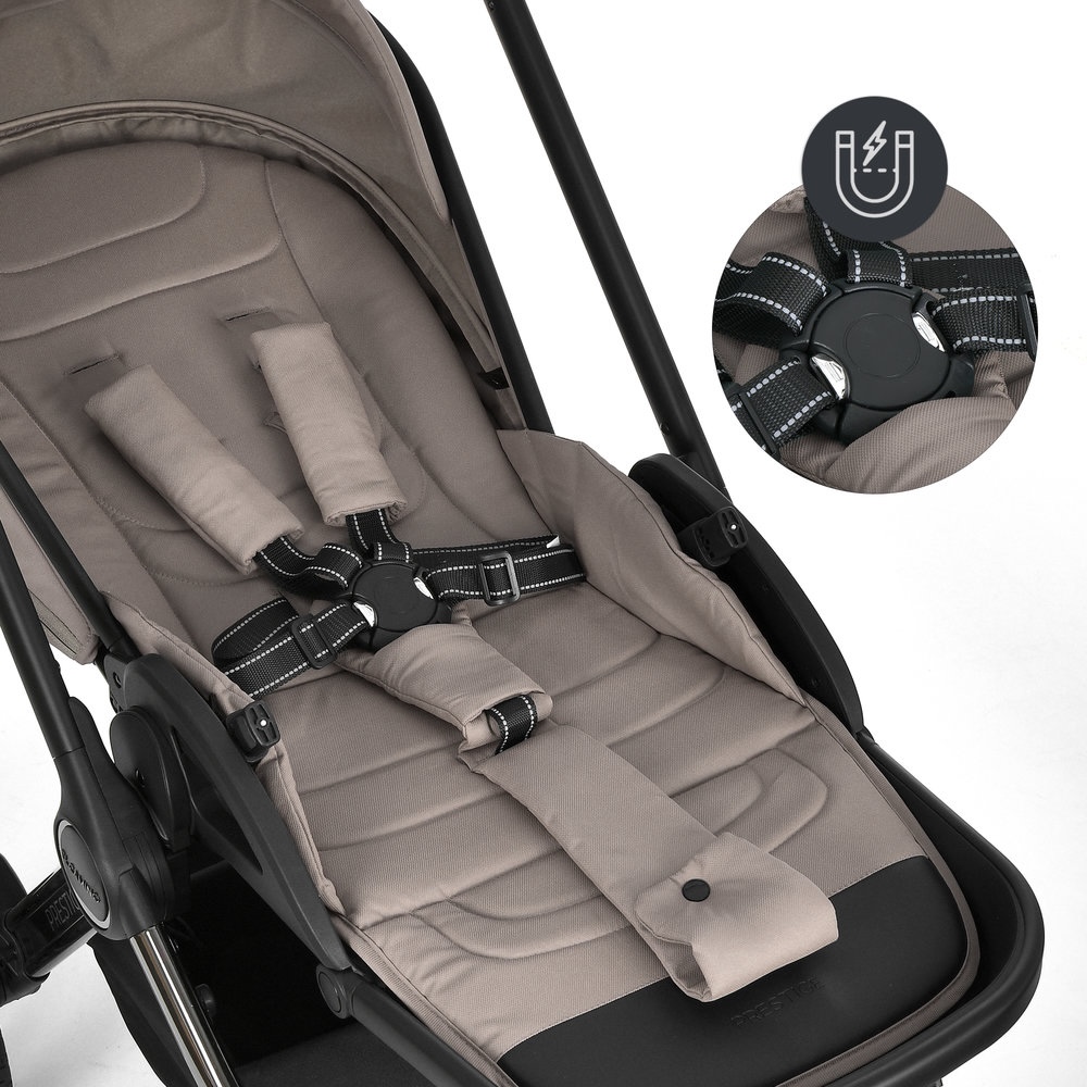 Kočárek 2v1 El Camino Prestige Me taupe beige
