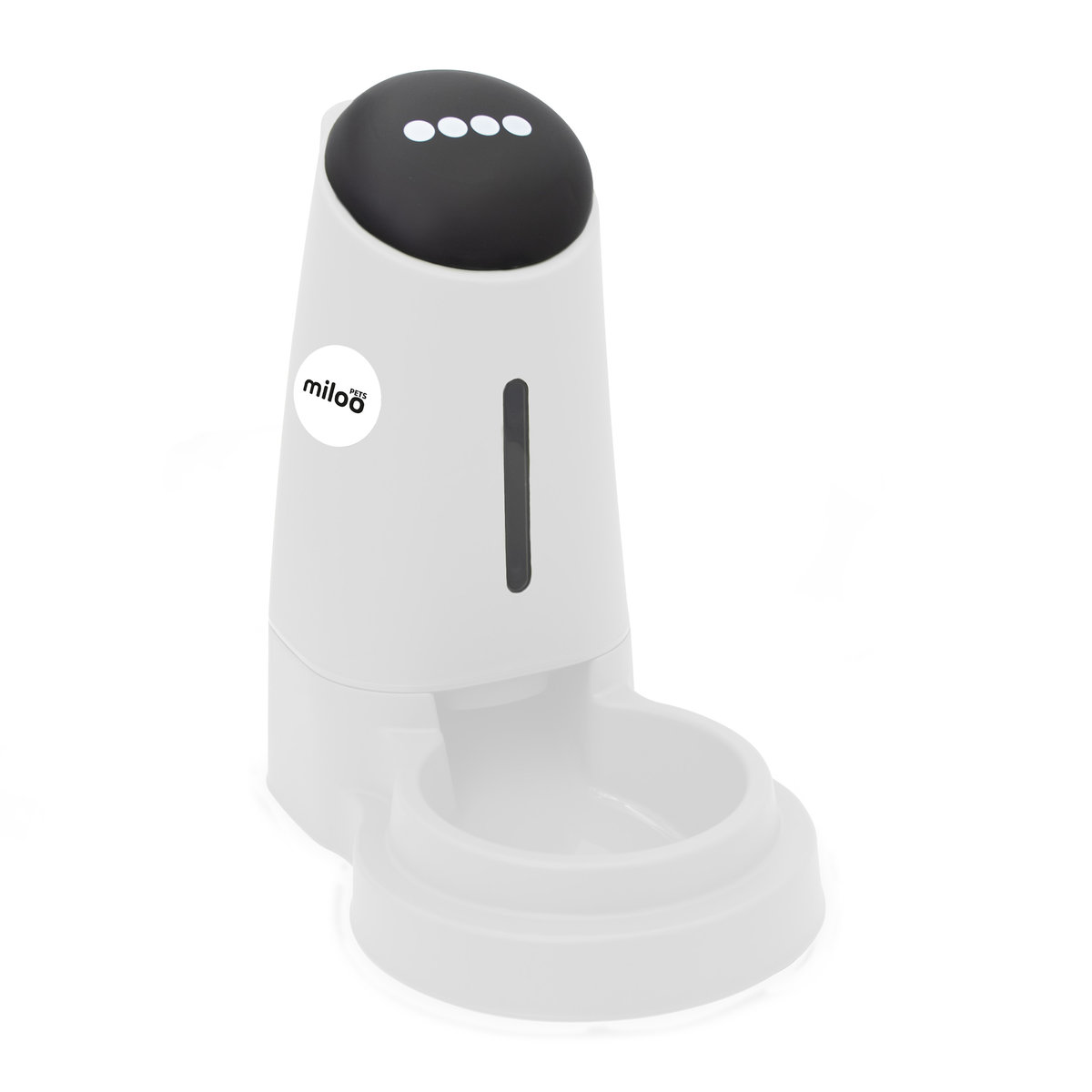 MilooPets Petportion Gravitační dávkovač krmiva pro psy a kočky 3,2 l – bílý