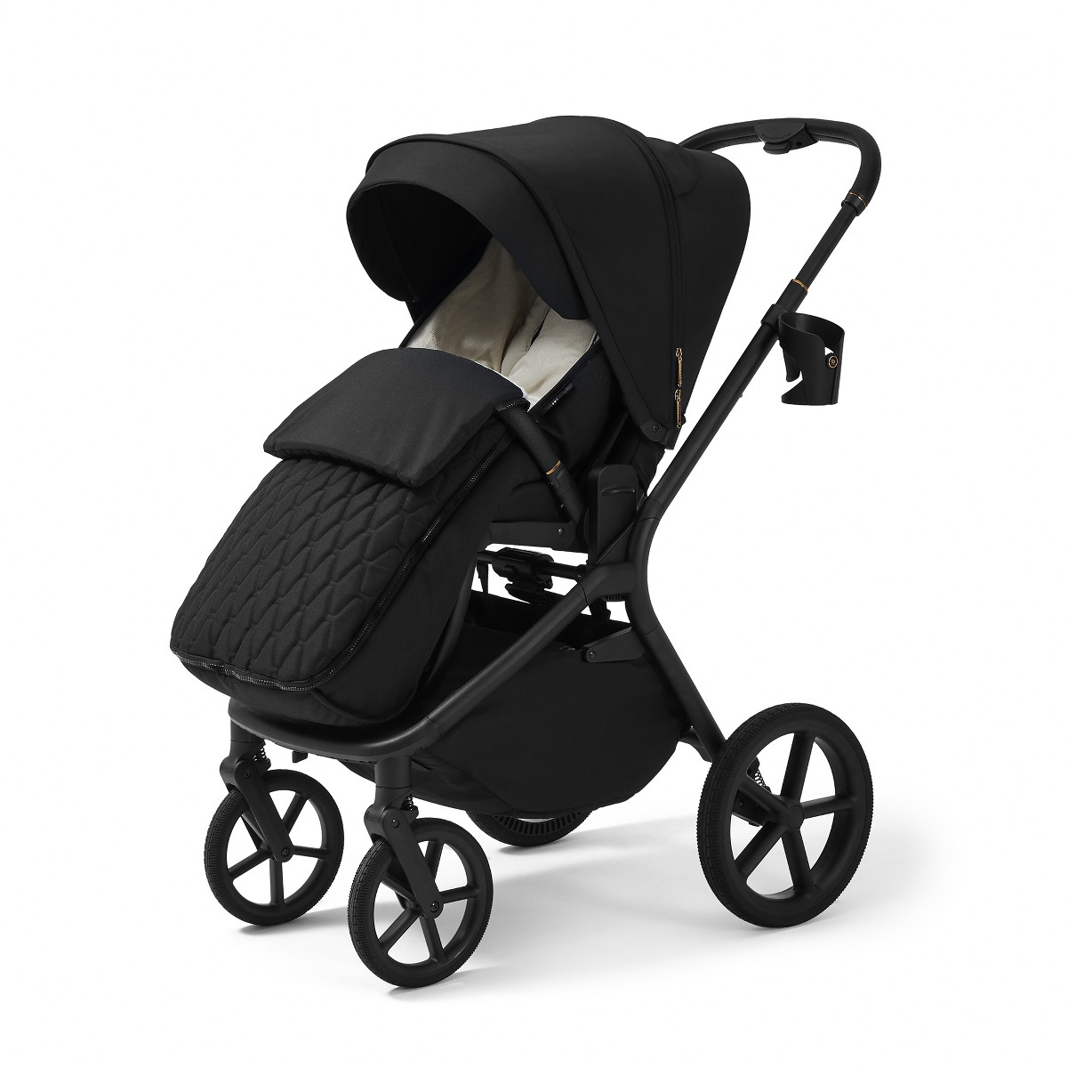 Multifunkční kočárek Future Design Inspiro 2v1 – Pure Black