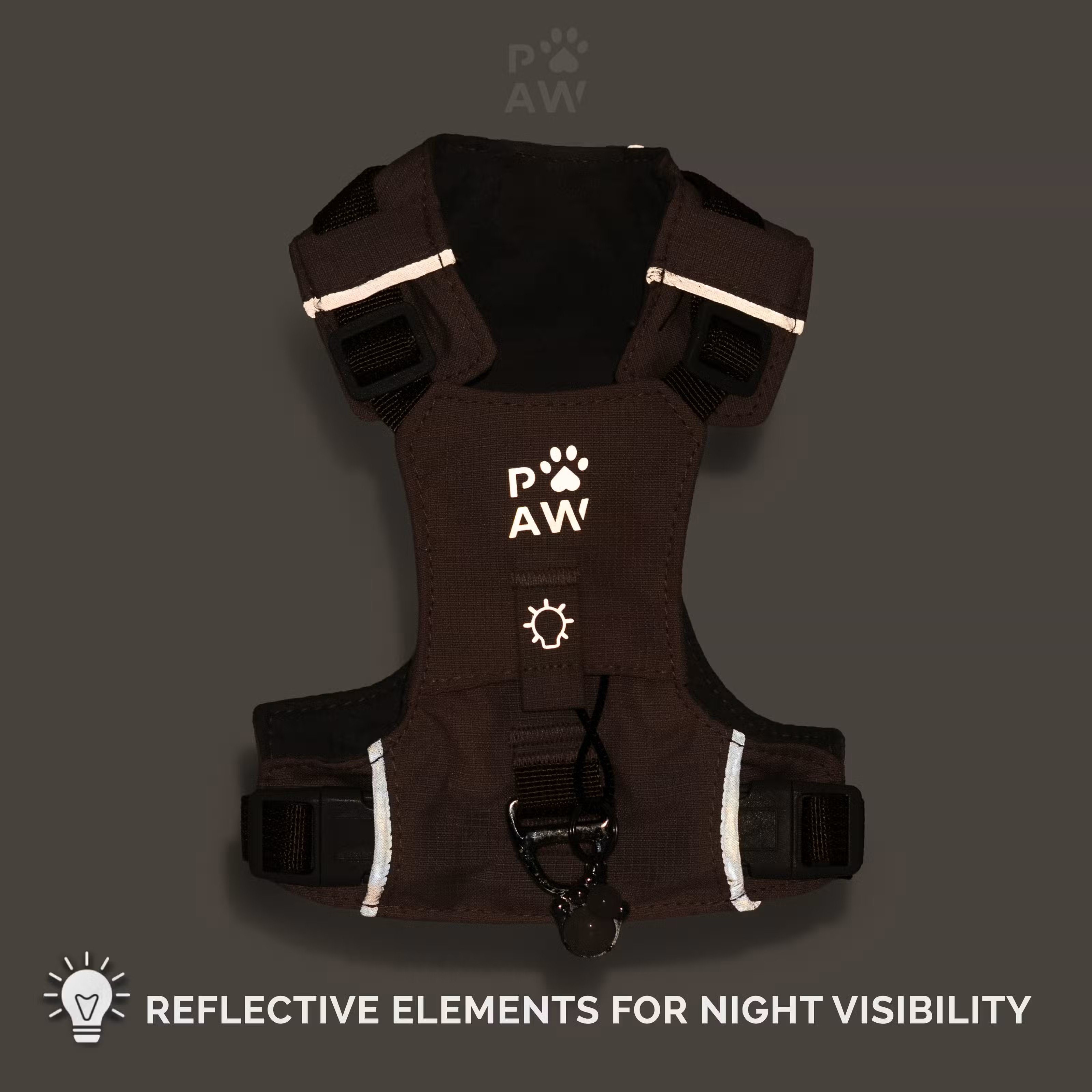 Ergonomický psí postroj P-AW Guardian (4–8 kg) s růženínem