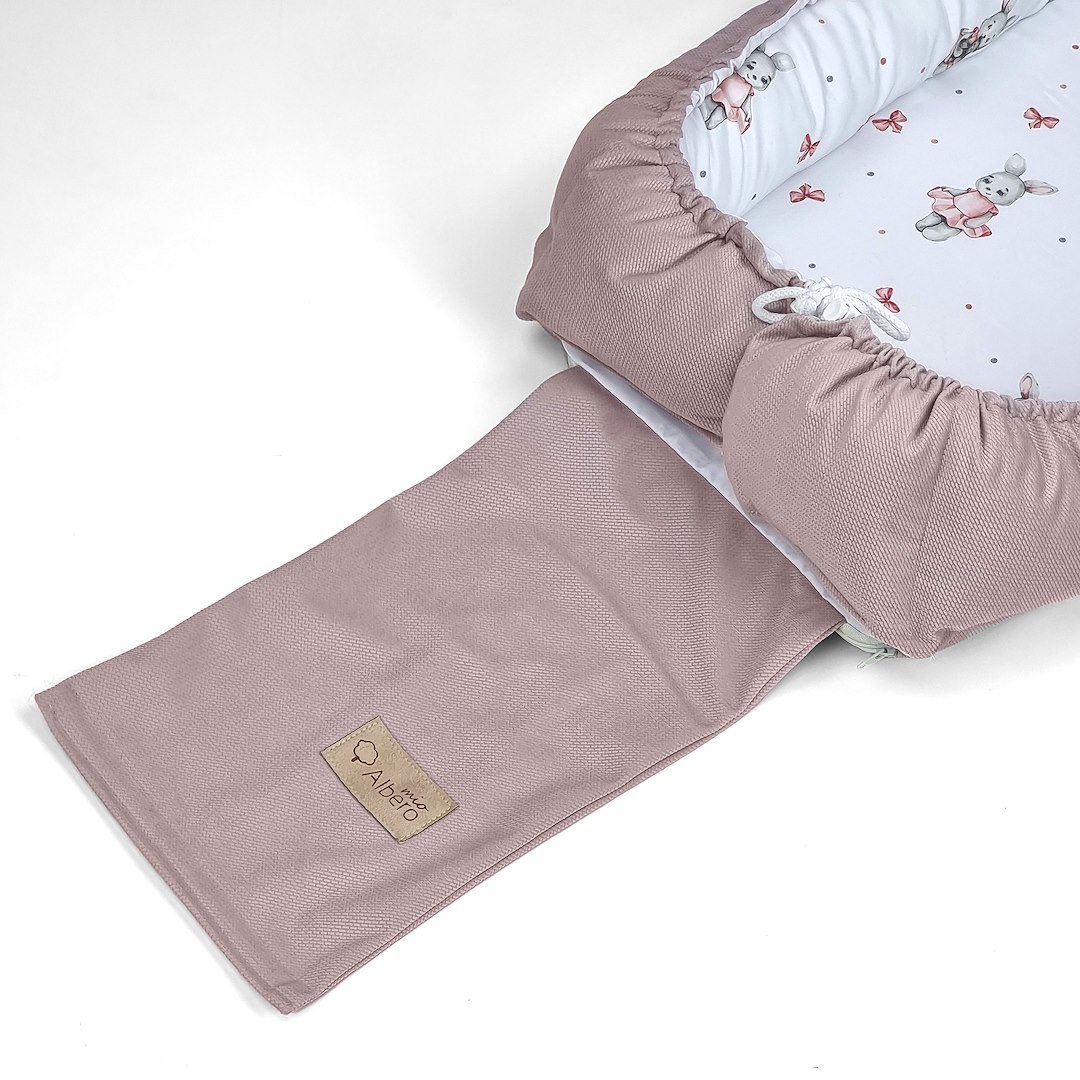 Hnízdečko pro kojence Albero Balerína Baby Cocoon pink