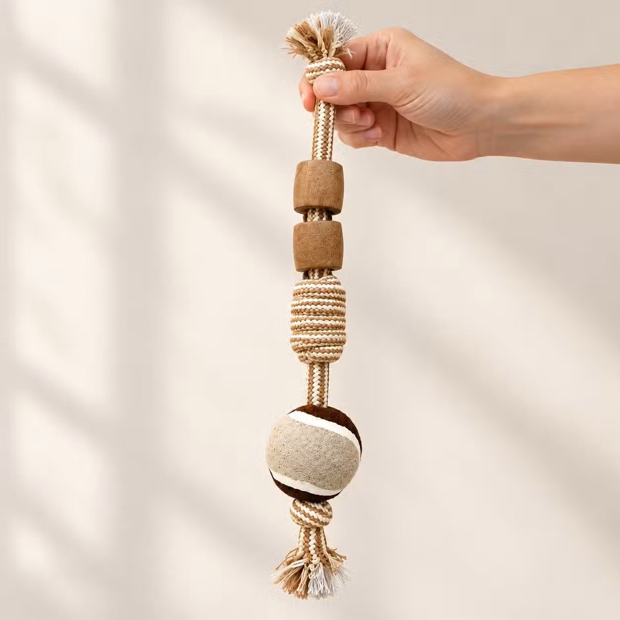 PAW Kávové dřevo s lanem Knuckle Ball Batton 35cm