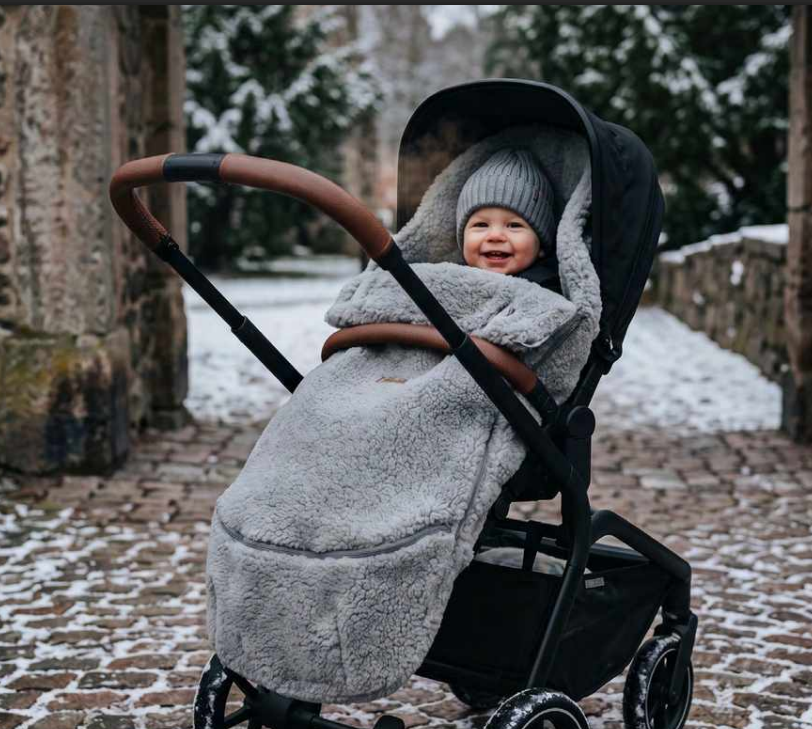 Přechodový vlněný fusak do kočárku Nevada Maxi 0-36 měsíců (hnědý)