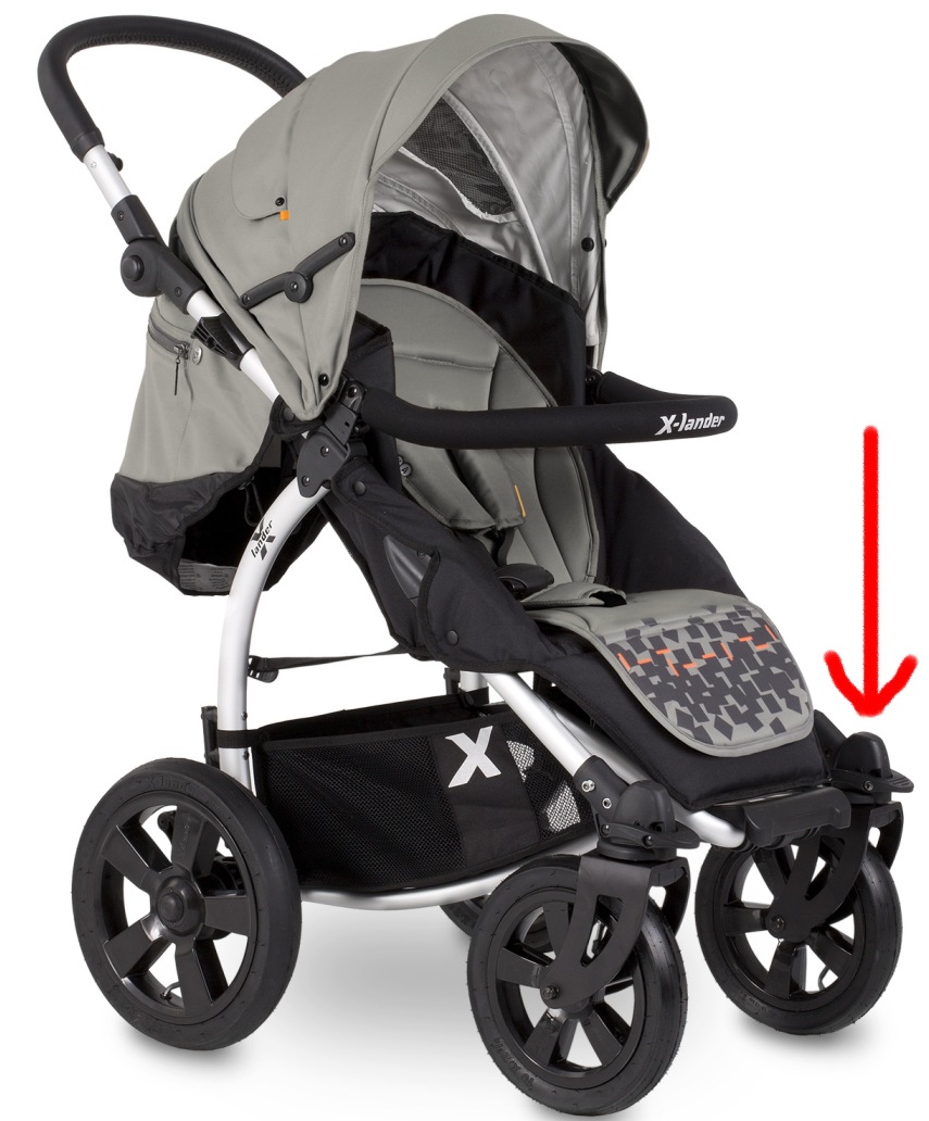 ND_držák závěsu předního kola "levý" pro X-lander XA