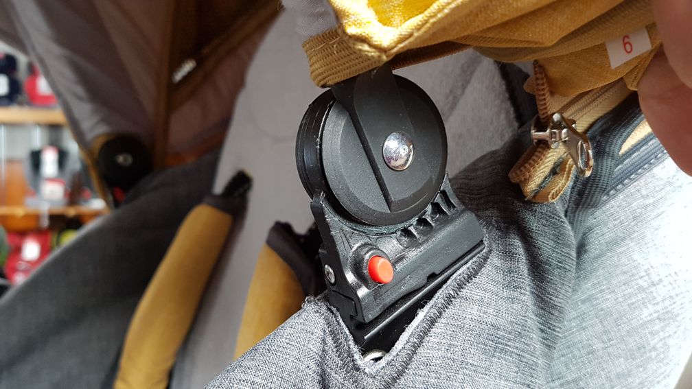 ND_kompletní rohatka násuvná s jištěním PRAVÁ - držák boudy TAKO