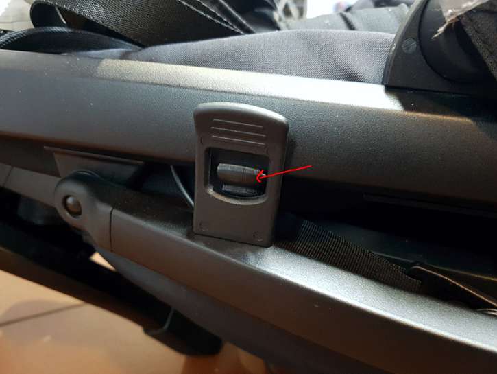 ND_ pojistka proti rozložení na kočárek THULLE - thule pla - silnější