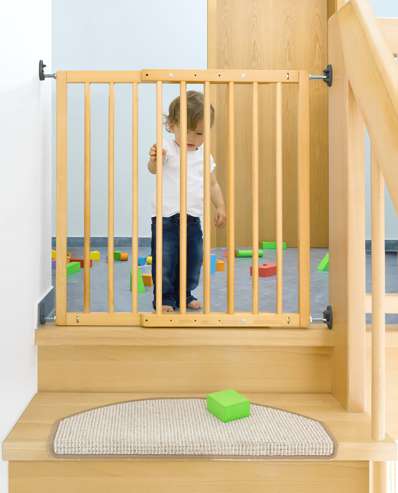 Zábrana na schody Simple-Lock dřevěná-  reer NEW model 2020