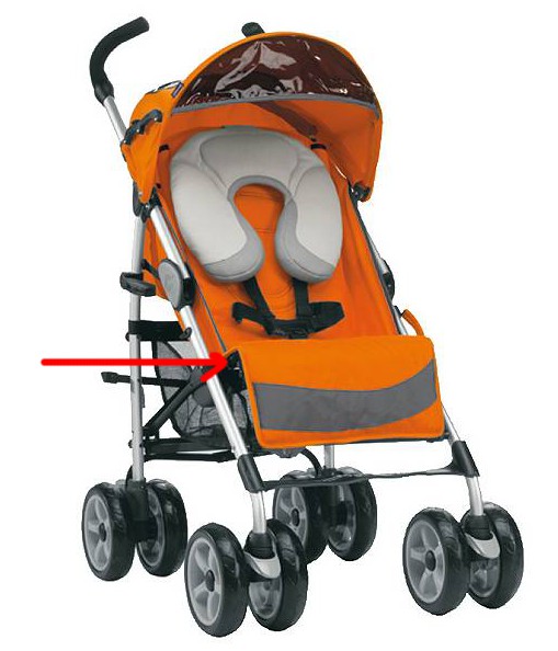 ND_packa pro polohování nožiček Chicco Golf + nýt