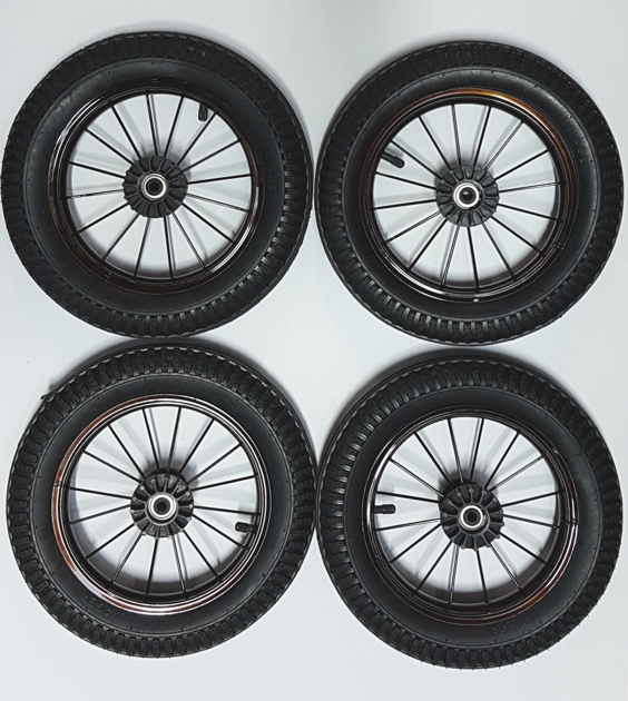 ND_sada kol na kočárek TAKO -nafukovací drátěná měděná