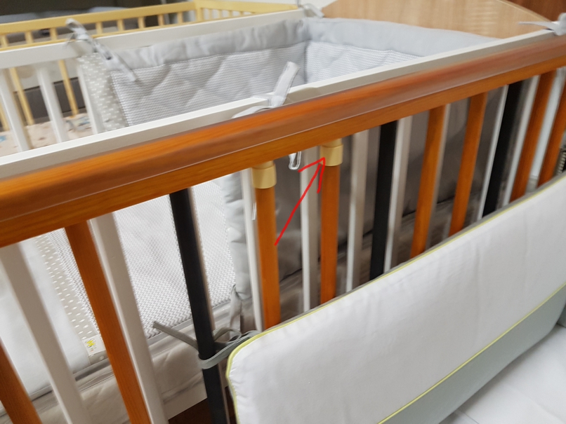 ND_koncová krytka vytahovací tyčky postýlky a ohrádky