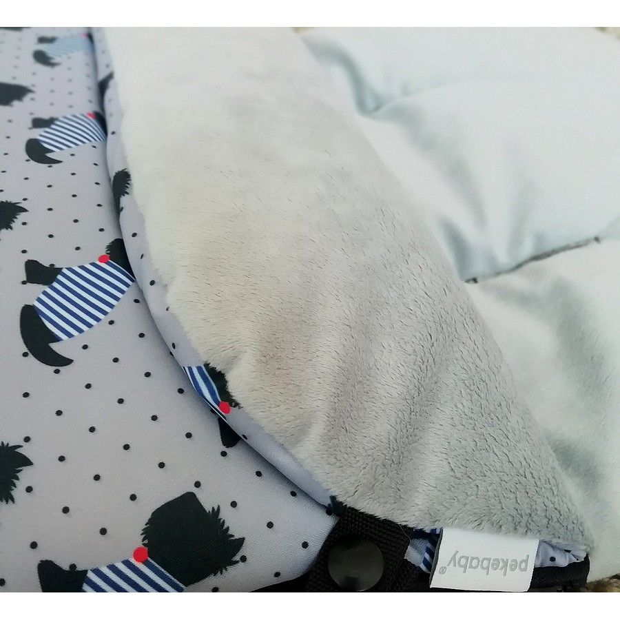 Luxusní  zimní fusak PEKE s kožešinou Peříčka - pink